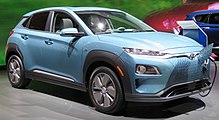 Hyundai Kona Electric front view photo